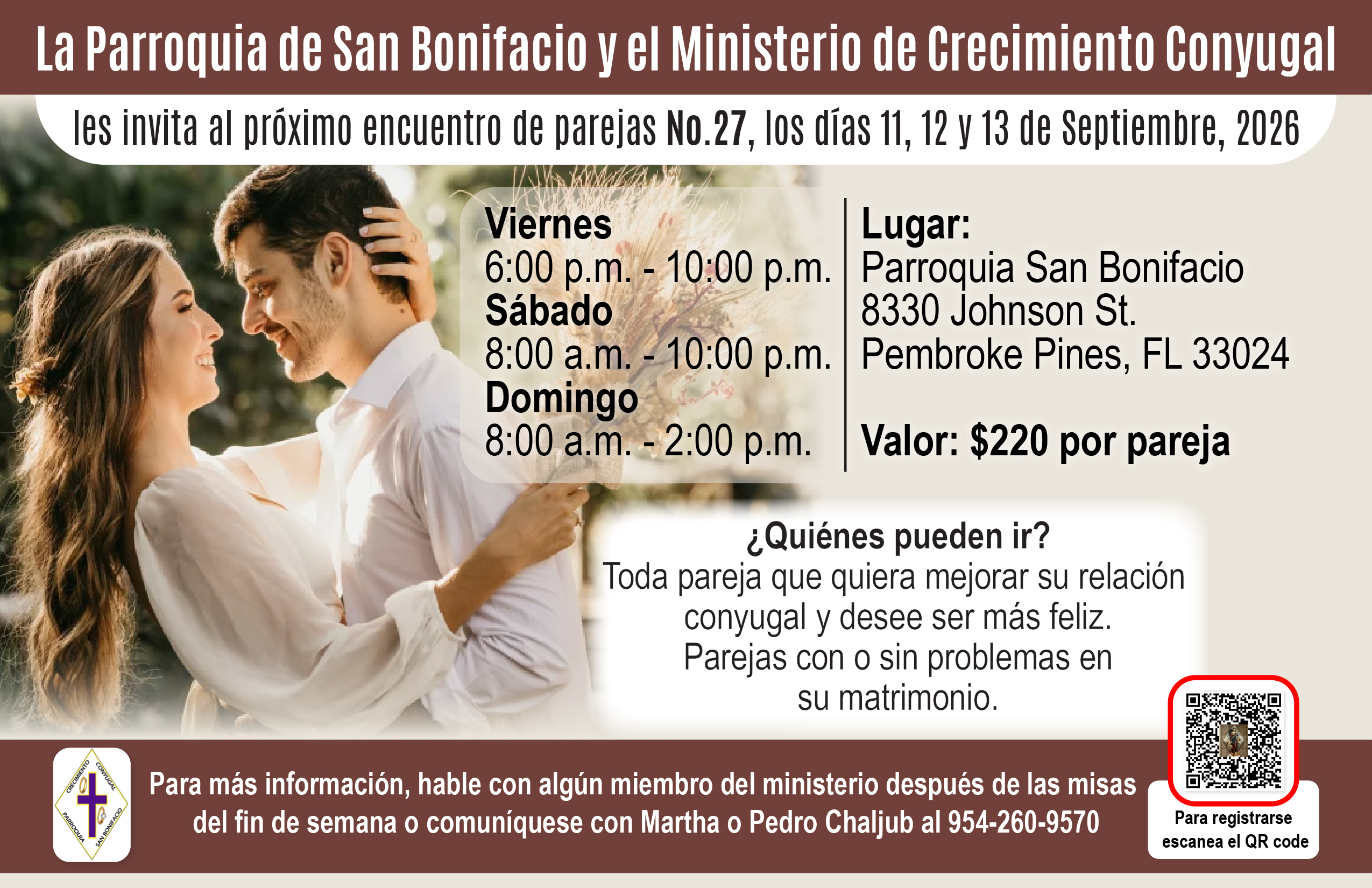 Encuentro de Parejas 27 invitación Sep 2026