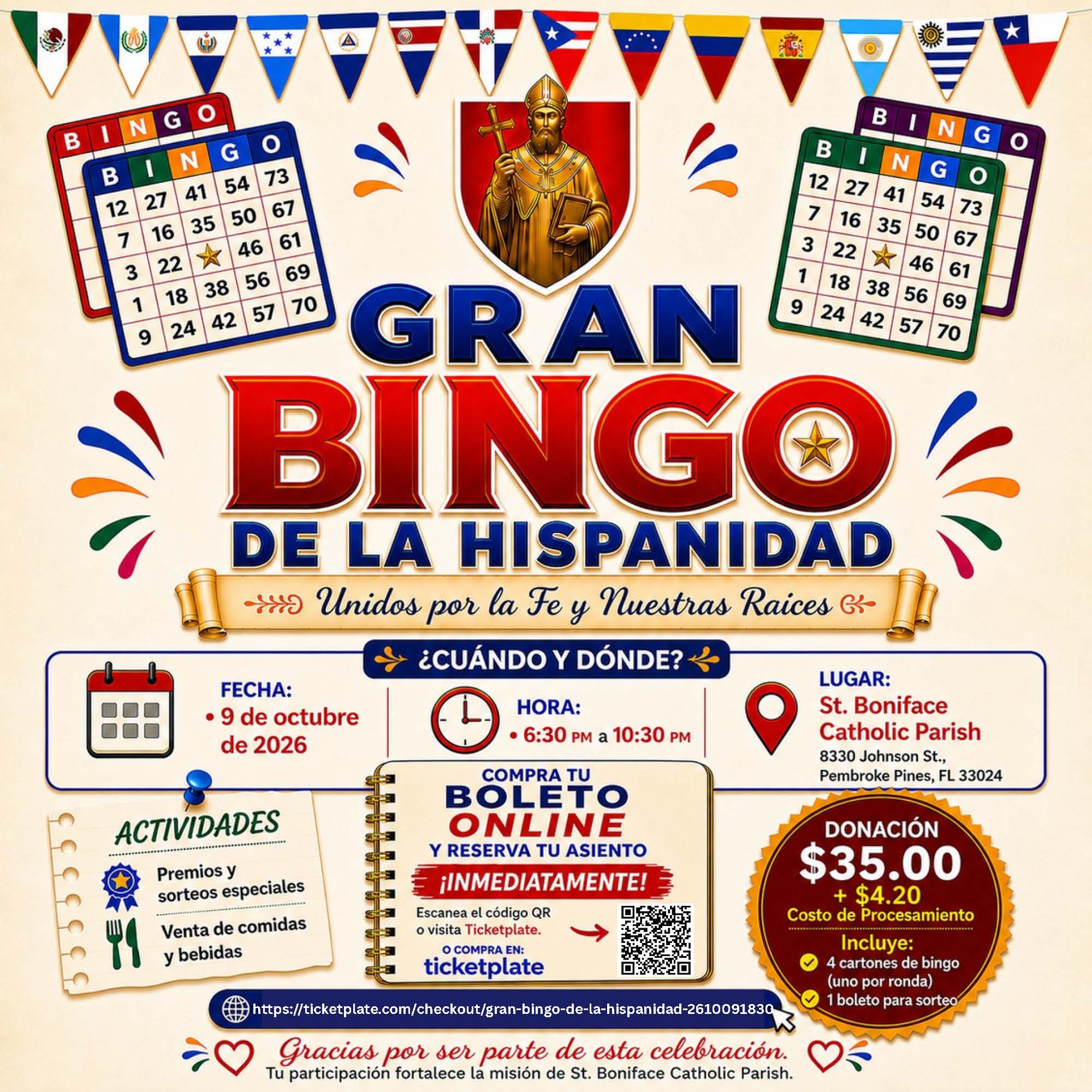 Your paragraph texthttpsticketplate.comcheckoutgran bingo de la hispanidad 2610091830